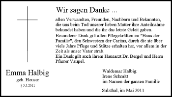 Anzeige von Emma Halbig von MGO
