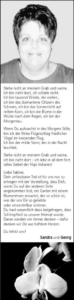 Anzeige von Sabine  von MGO