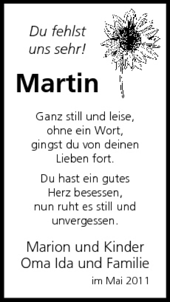 Anzeige von Martin  von MGO