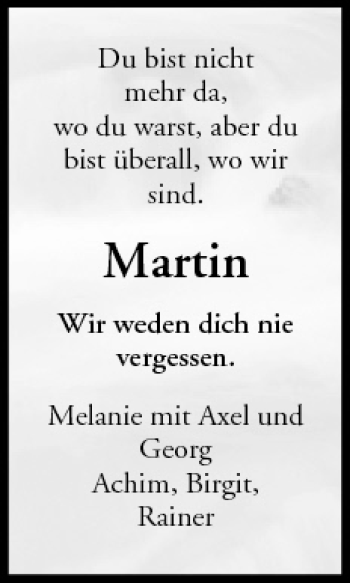 Anzeige von Martin  von MGO
