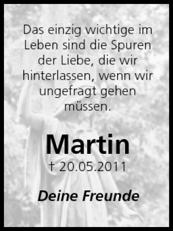 Anzeige von Martin Büttner von MGO