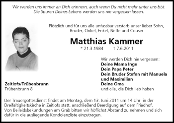 Anzeige von Matthias Kammer von MGO