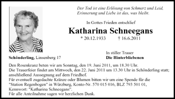Anzeige von Katharina Schneegans von MGO