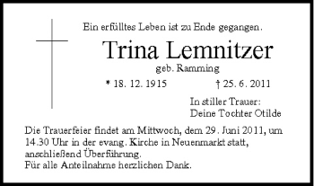 Anzeige von Trina Lemnitzer von MGO
