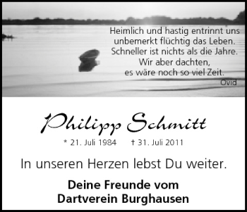 Anzeige von Philipp Schmitt von MGO