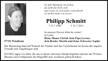 Anzeige von Philipp Schmitt von MGO