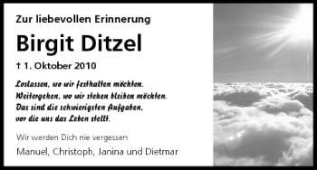 Anzeige von Birgit Ditzel von MGO