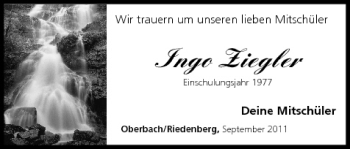 Anzeige von Ingo Ziegler von MGO