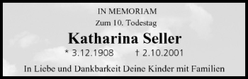 Anzeige von Katharina Seiler von MGO