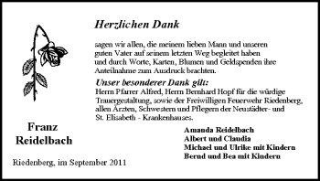 Anzeige von Franz Reidelbach von MGO