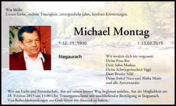 Anzeige von Michael Montag von MGO