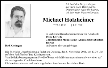 Anzeige von Michael Holzheimer von MGO
