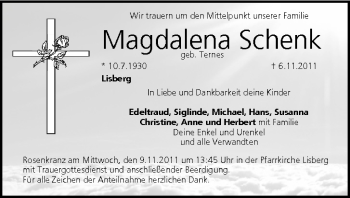 Anzeige von Magdalena Schenk von MGO