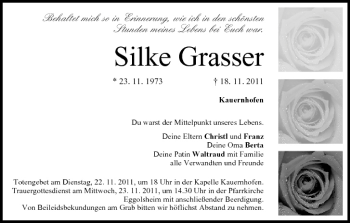 Anzeige von Silke Grasser von MGO