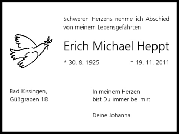 Anzeige von Erich Michael von MGO