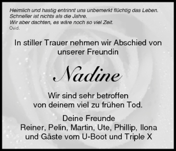 Anzeige von Nadine  von MGO