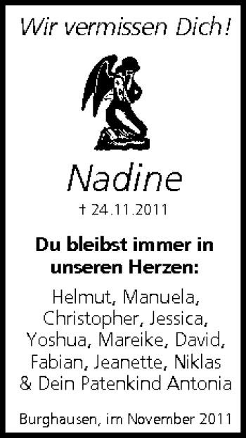 Anzeige von Nadine  von MGO
