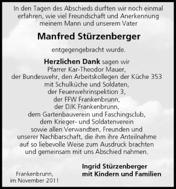 Anzeige von Manfred Stürzenberger von MGO