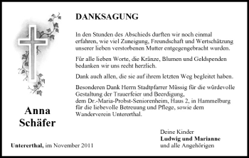 Anzeige von Anna Schäfer von MGO