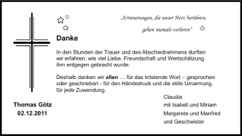 Anzeige von Thomas Götz von MGO