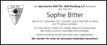 Anzeige von Sophie Bitter von MGO
