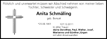 Anzeige von Anita Schmäling von MGO