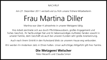 Anzeige von Martina Diller von MGO
