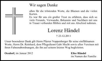 Anzeige von Lorenz Händel von MGO