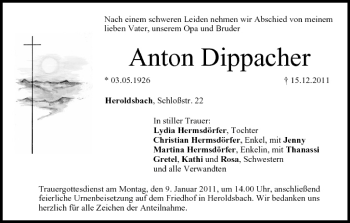 Anzeige von Anton Dippacher von MGO