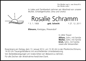 Anzeige von Rosalie Schramm von MGO