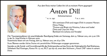 Anzeige von Anton Dill von MGO