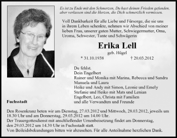 Anzeige von Erika Lell von MGO