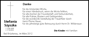 Anzeige von Stefania Szyszka von MGO
