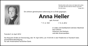 Anzeige von Anna Heller von MGO