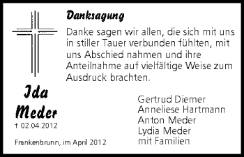 Anzeige von Ida Meder von MGO