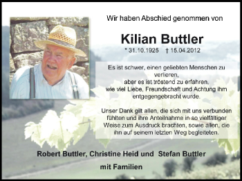 Anzeige von Kilian Buttler von MGO