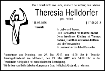 Anzeige von Theresia Helldorfer von MGO