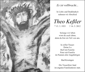 Anzeige von Theo Keßler von MGO