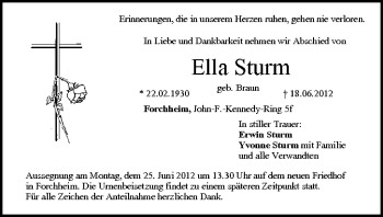 Anzeige von Ella Sturm von MGO