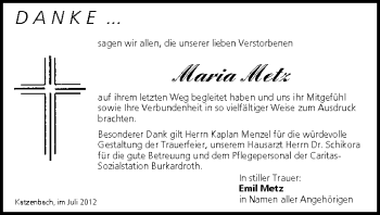 Anzeige von Maia Metz von MGO