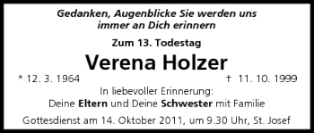 Anzeige von Verena Holzer von MGO