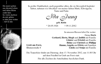 Anzeige von Ida Jung von MGO
