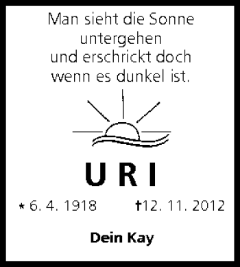 Anzeige von Uri  von MGO