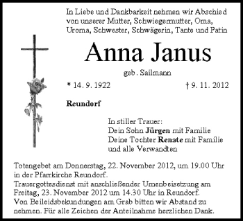 Anzeige von Anna Janus von MGO