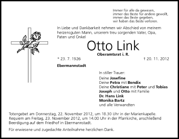 Anzeige von Otto Link von MGO