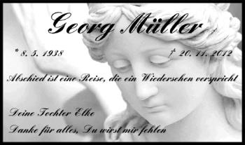 Anzeige von Georg Müller von MGO
