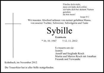 Anzeige von Sybille  von MGO