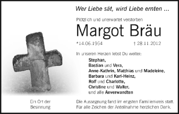 Anzeige von Margot Bräu von MGO