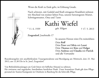 Anzeige von Kathi Wiefel von MGO