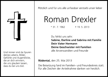 Anzeige von Roman Drexler von MGO